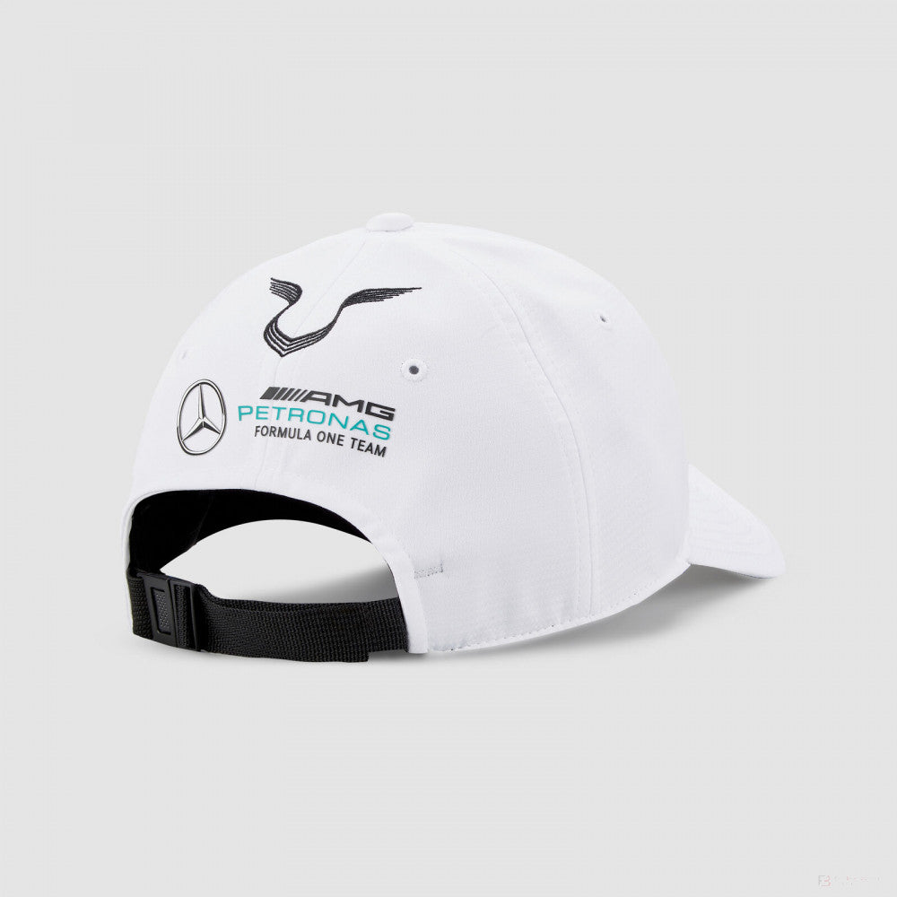 Bejzbalová čiapka Mercedes, Lewis Hamilton, deti, biela, 2022 - FansBRANDS®