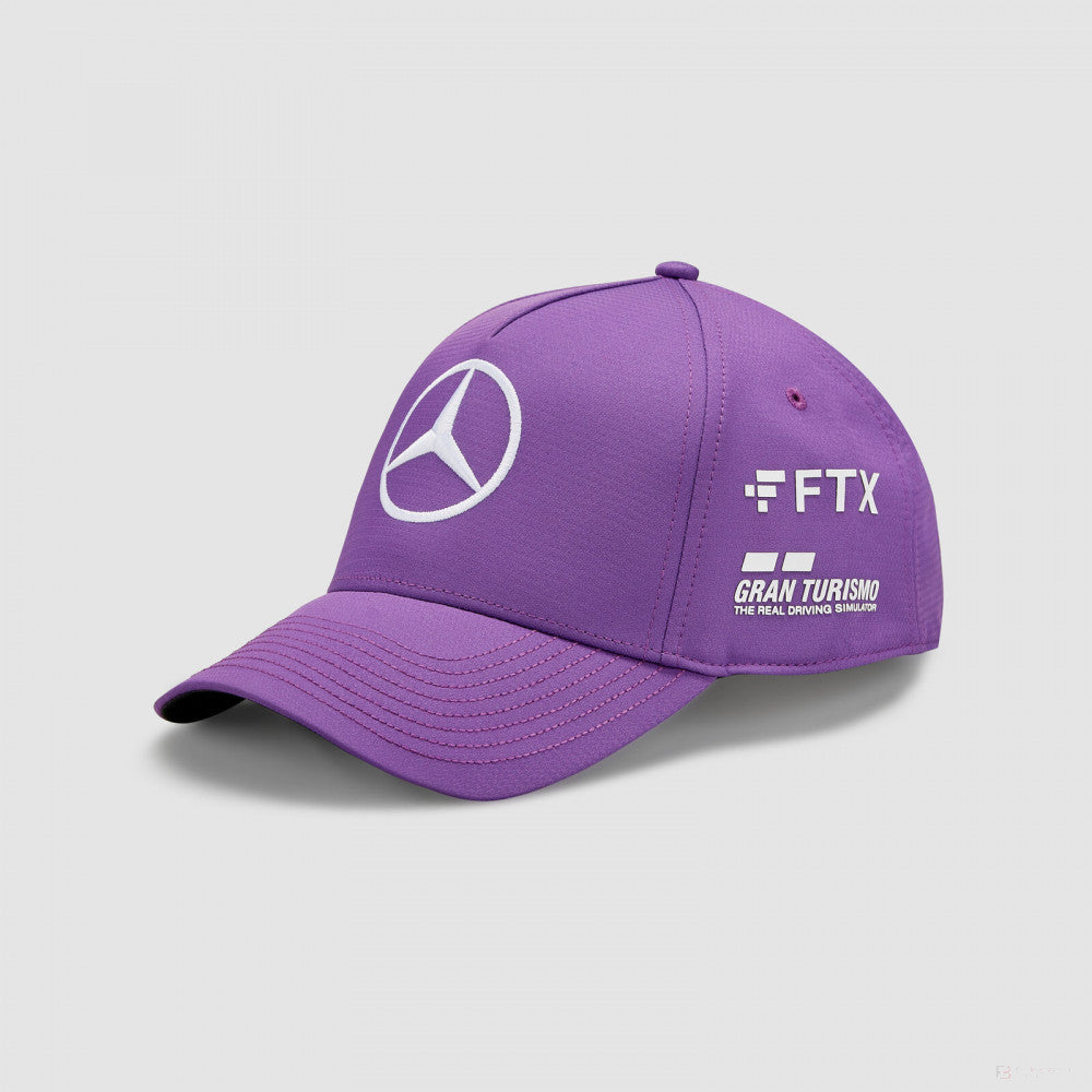 Bejzbalová čiapka Mercedes, Lewis Hamilton, deti, fialová, 2022 - FansBRANDS®