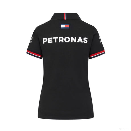 Mercedes Dámske Polo, Team, Čierna, 2022 - FansBRANDS®