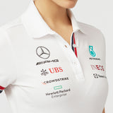 Mercedes Dámske Polo, Team, Biela, 2022 - FansBRANDS®