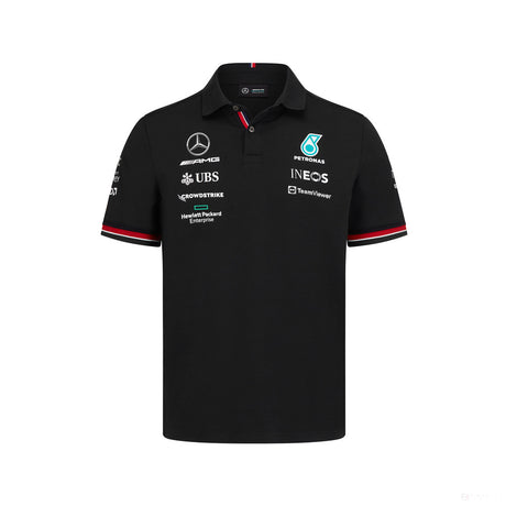 Mercedes Polo, Team, Black, 2022 - FansBRANDS®