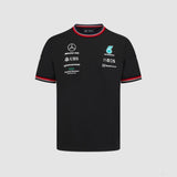 Detské tričko Mercedes, Team, čierne, 2022