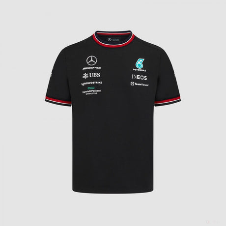 Detské tričko Mercedes, Team, čierne, 2022 - FansBRANDS®