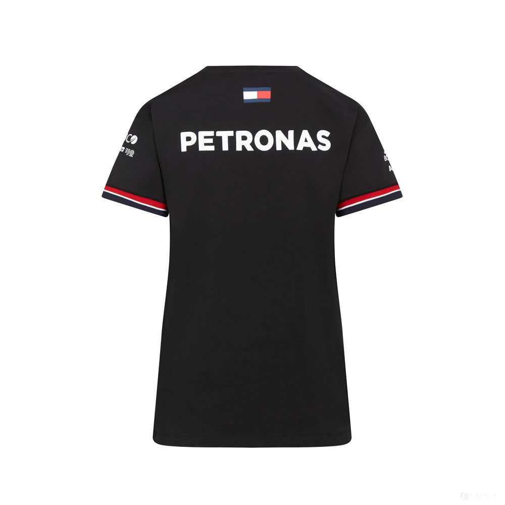Dámske tričko Mercedes, tímové, čierne, 2022