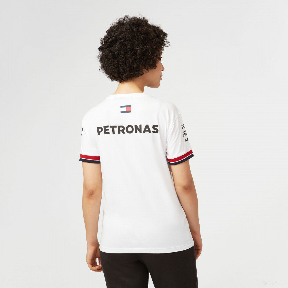 Dámske tričko Mercedes, tímové, biele, 2022