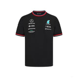Tričko Mercedes, Team, čierne, 2022