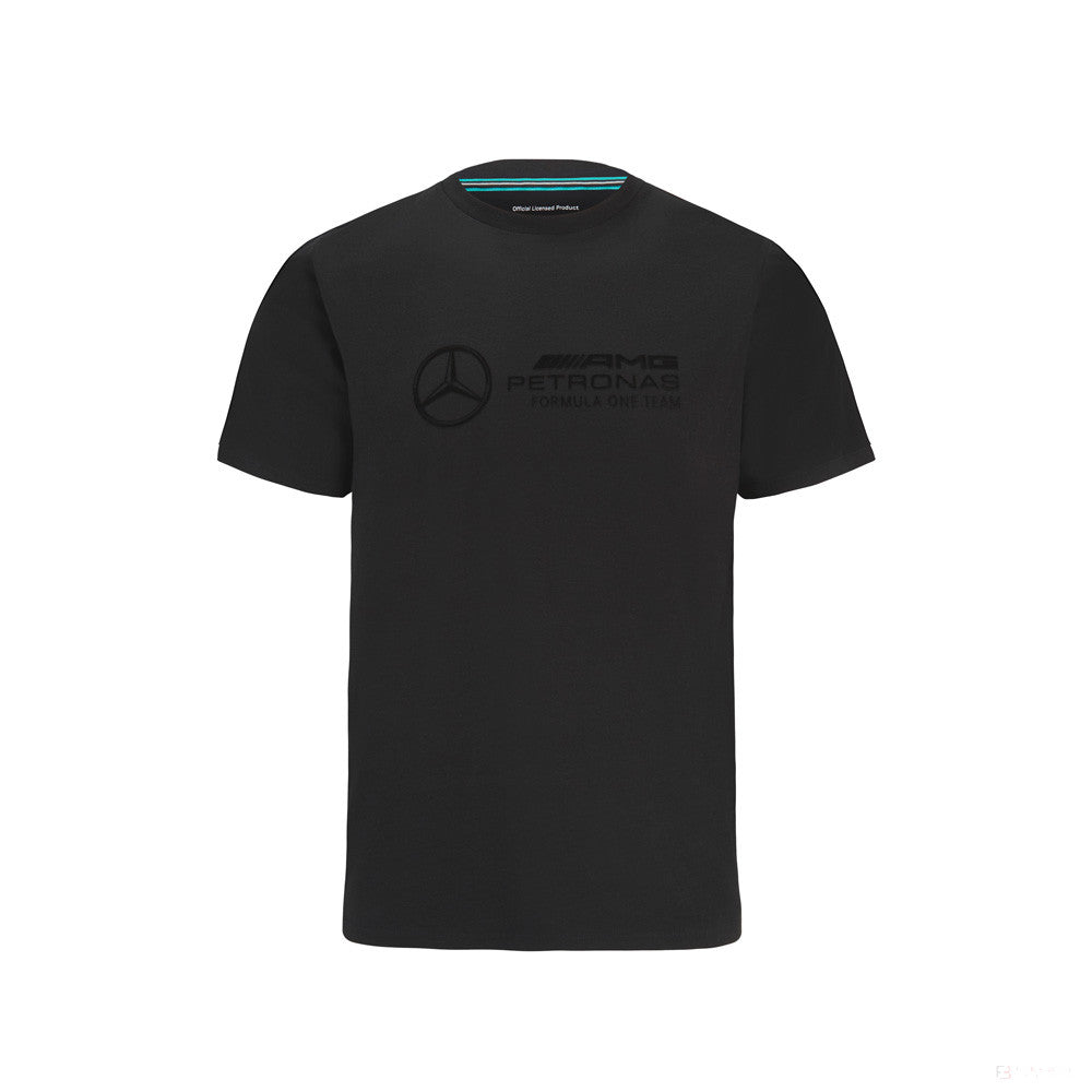 Tričko Mercedes, Stealth veľké logo, čierne, 2022