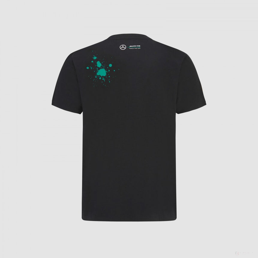 Tričko Mercedes George Russell, GEORGE #63, čierne, 2022 - FansBRANDS®