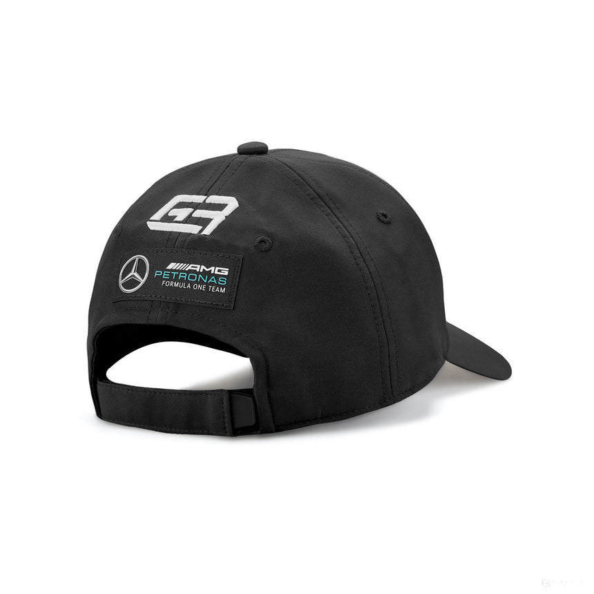 Bejzbalová čiapka Mercedes, George Russell, pre dospelých, čierna, 2022 - FansBRANDS®