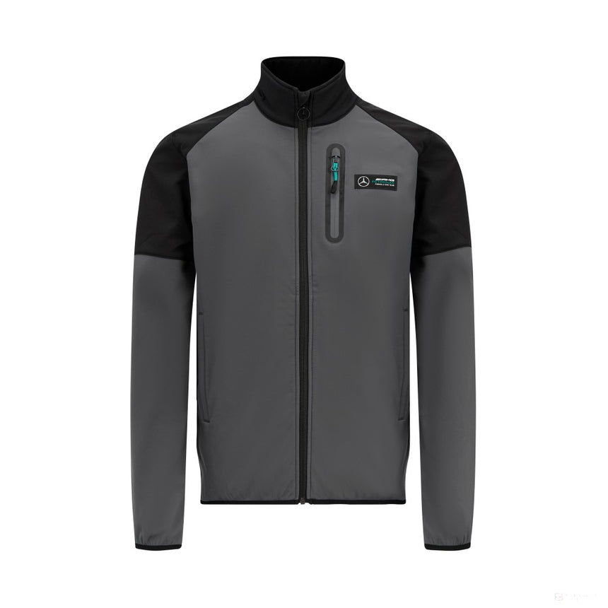 Mercedes softshell jacket, black, grey - FansBRANDS®