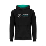 Mercedes sweatshirt, hooded, AMG logo, kids, black - FansBRANDS®