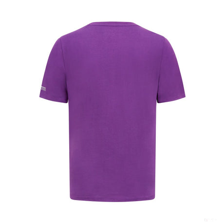 Mercedes t-shirt, Lewis Hamilton portrait, purple - FansBRANDS®