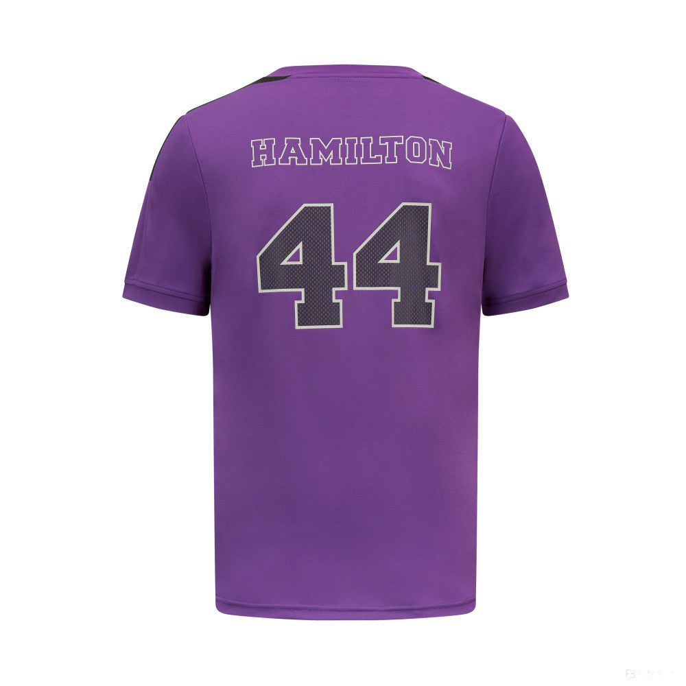 Mercedes t-shirt, Lewis Hamilton, sports, purple - FansBRANDS®