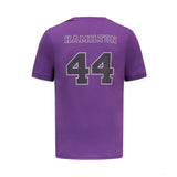 Mercedes t-shirt, Lewis Hamilton, sports, purple - FansBRANDS®