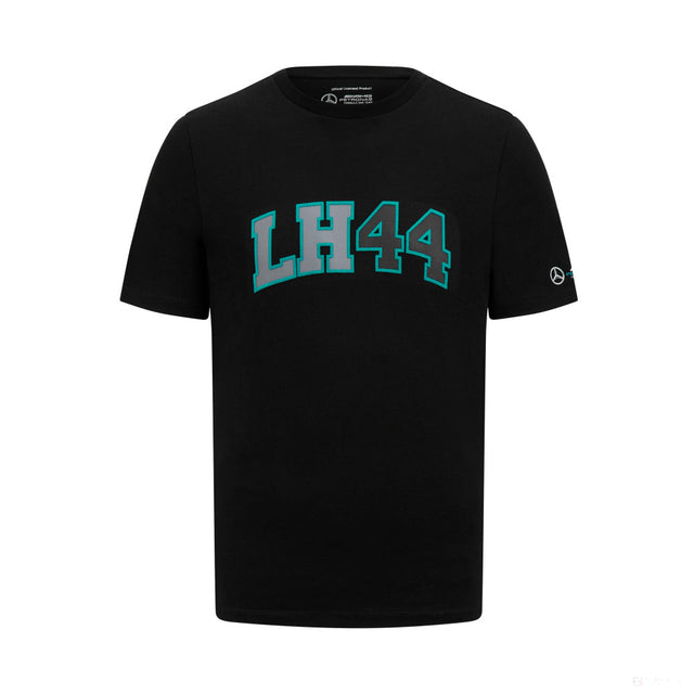 Mercedes t-shirt, Lewis Hamilton logo, black - FansBRANDS®