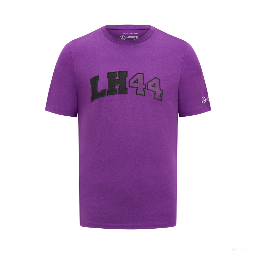 Mercedes t-shirt, Lewis Hamilton logo, purple - FansBRANDS®