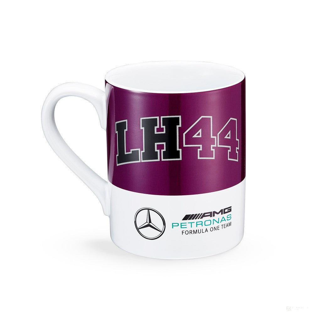 Mercedes mug, Lewis Hamilton, purple