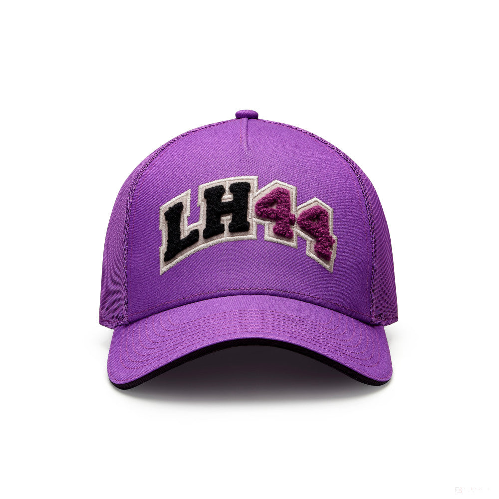 Mercedes trucker cap, Lewis Hamilton, purple - FansBRANDS®