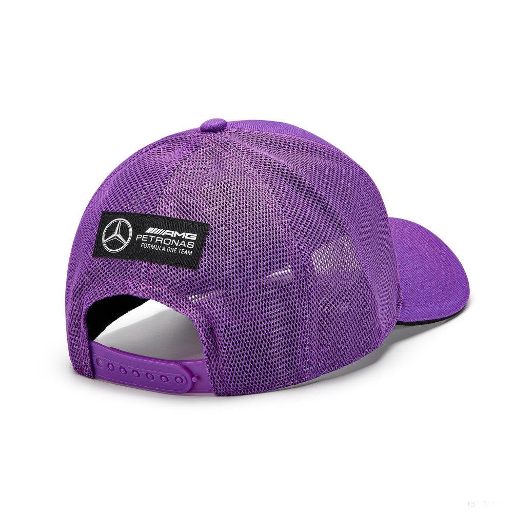 Mercedes trucker cap, Lewis Hamilton, purple - FansBRANDS®