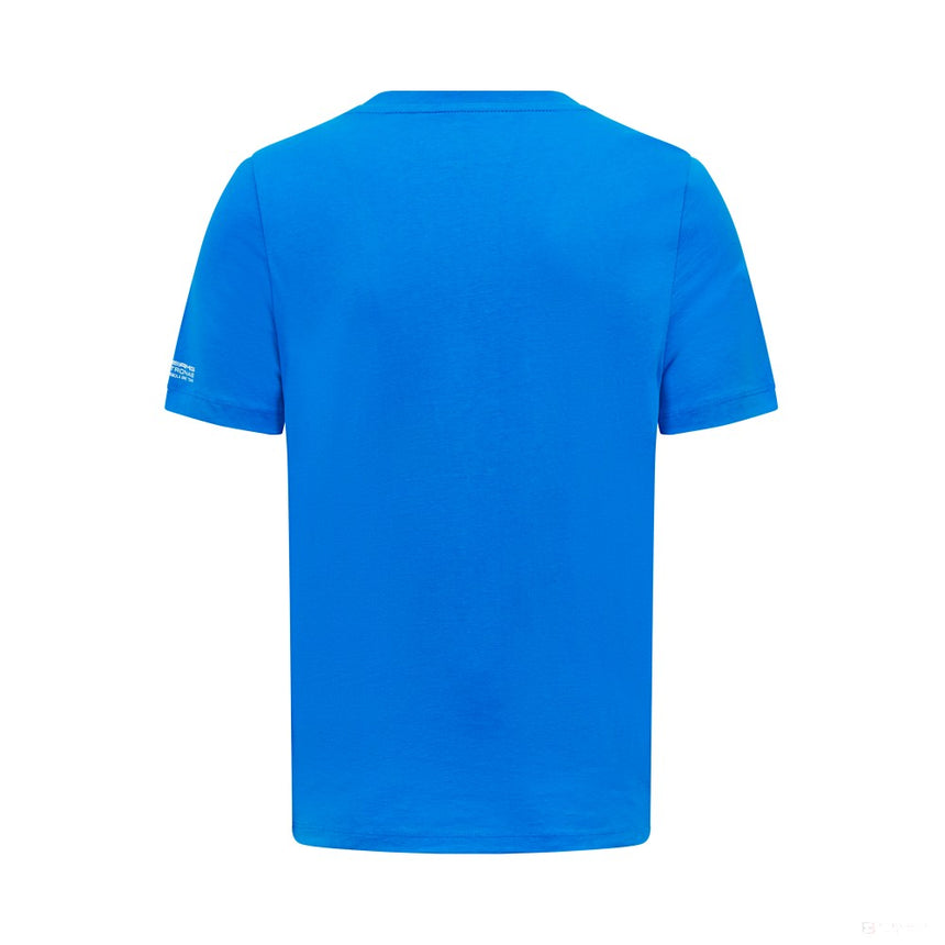 Mercedes t-shirt, George Russell logo, blue - FansBRANDS®