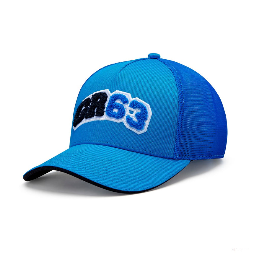 Mercedes Trucker cap, George Russell, blue - FansBRANDS®