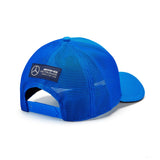 Mercedes Trucker cap, George Russell, blue