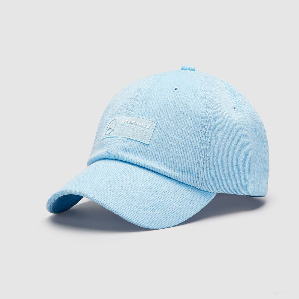 Mercedes baseball cap, retro cord, blue - FansBRANDS®