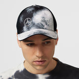 Mercedes trucker cap, tie dye, grey - FansBRANDS®