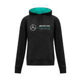 Mercedes sweatshirt, hooded, oversized, women, black