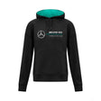Mercedes sweatshirt, hooded, oversized, women, black - FansBRANDS®