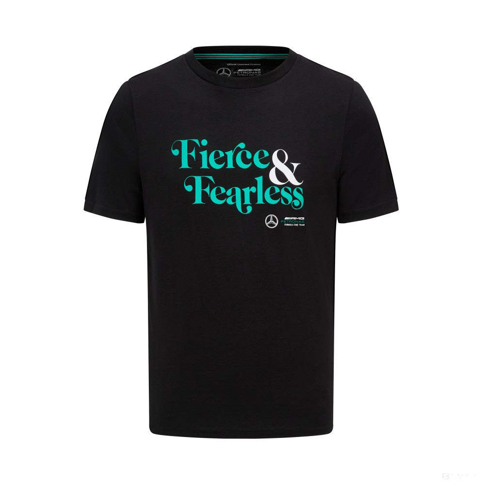 Mercedes t-shirt, F&F graphic, black - FansBRANDS®