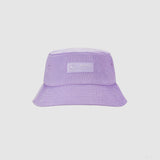 Mercedes bucket hat, retro cord, purple