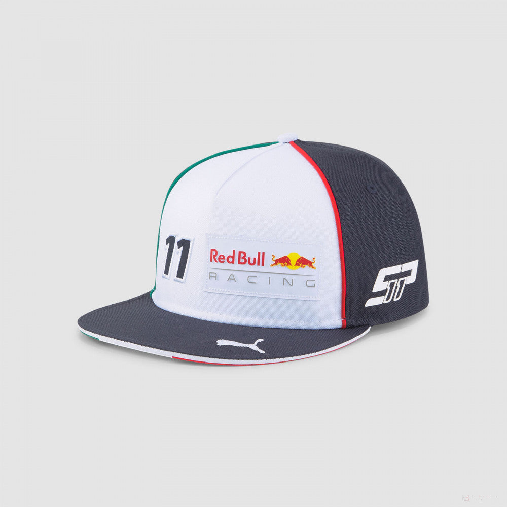 Red Bull Racing Sergio Perez Logo Flatbrim Cap, 2022 - FansBRANDS®