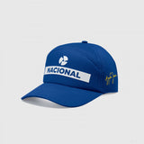 Čiapka Ayrton Senna Flatbrim, Nacional, modrá, 2021 - FansBRANDS®