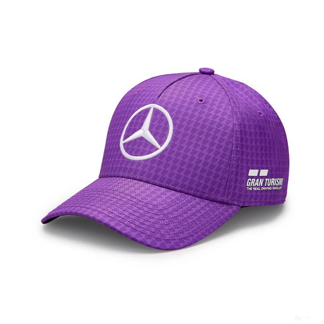 Mercedes baseball cap, Lewis Hamilton, purple, 2023