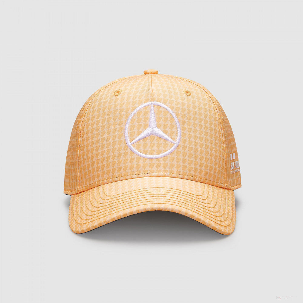 Mercedes baseball cap, Lewis Hamilton, peach, 2023 - FansBRANDS®