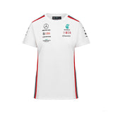Mercedes t-shirt, driver, team, women, white, 2023