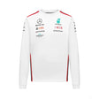 Mercedes long sleeve t-shirt, team, driver, white, 2023 - FansBRANDS®