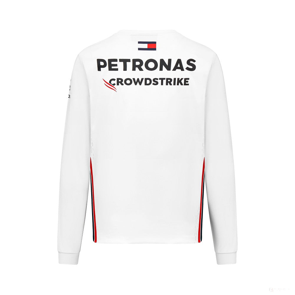 Mercedes long sleeve t-shirt, team, driver, white, 2023