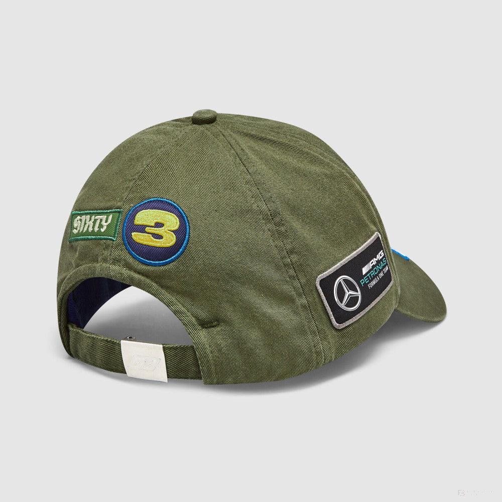 Mercedes baseball cap, George Russell, vintage find, green, 2023 - FansBRANDS®