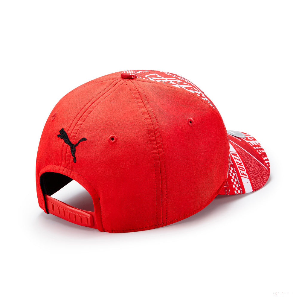 Ferrari cap, graphic, red