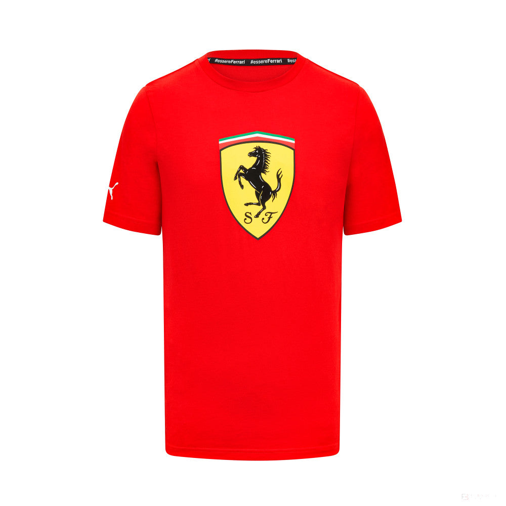 Ferrari t-shirt, Puma, large shield, red