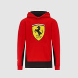 Ferrari hoodie, shield, red