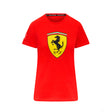 Ferrari t-shirt, large shield, women, red - FansBRANDS®