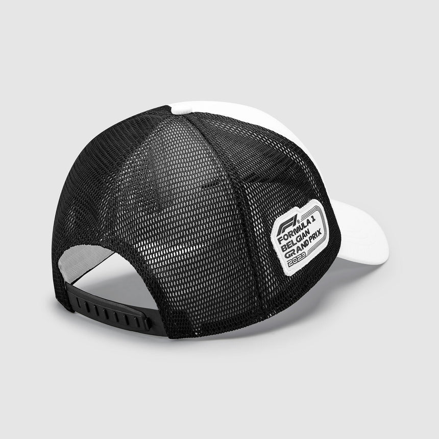 Formel 1 Cap, Sonderedition, Belgien, weiß