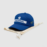 Ayrton Senna cap, nacional, blue, with bag, printed logo - FansBRANDS®