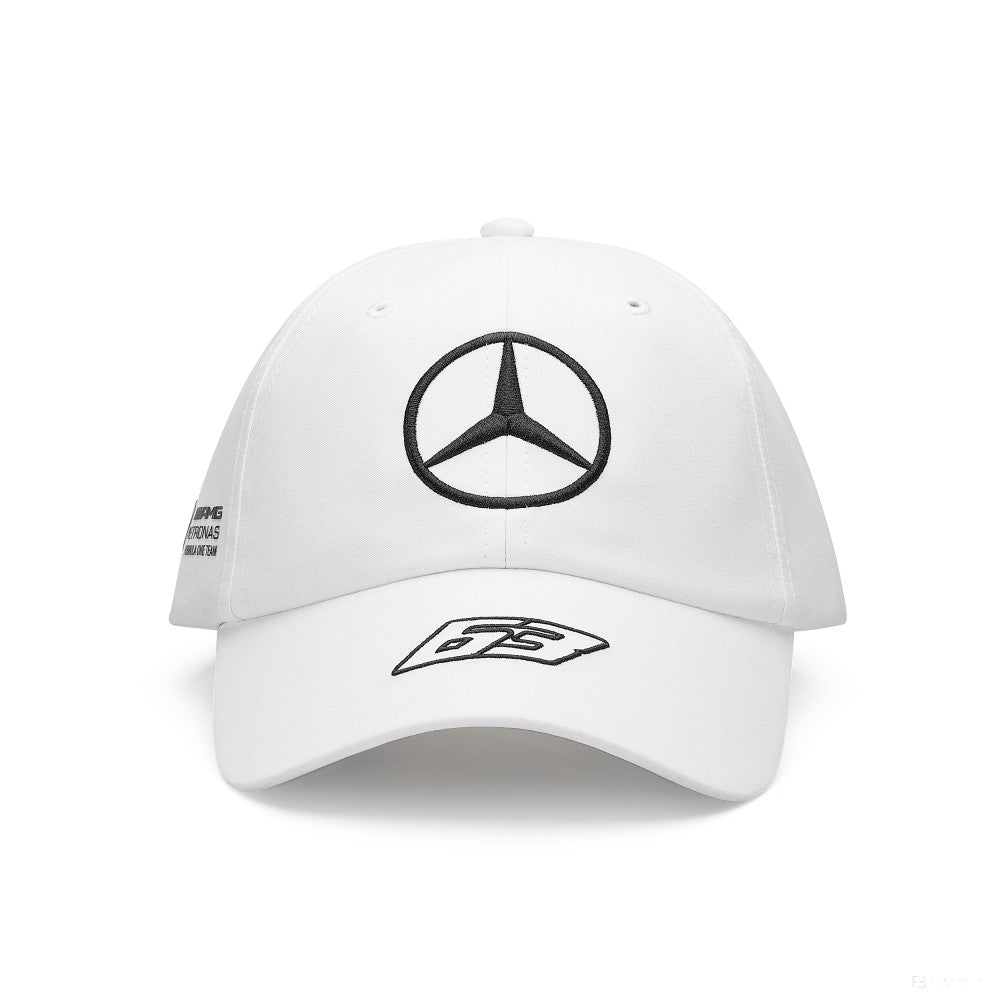 Mercedes baseball cap, George Russel, white, 2023