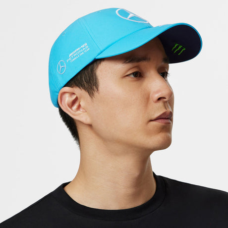 Mercedes baseball cap, George Russel, blue, 2023 - FansBRANDS®