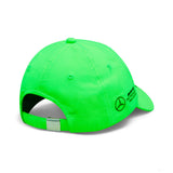 Mercedes baseball cap, George Russel, neon green, 2023 - FansBRANDS®