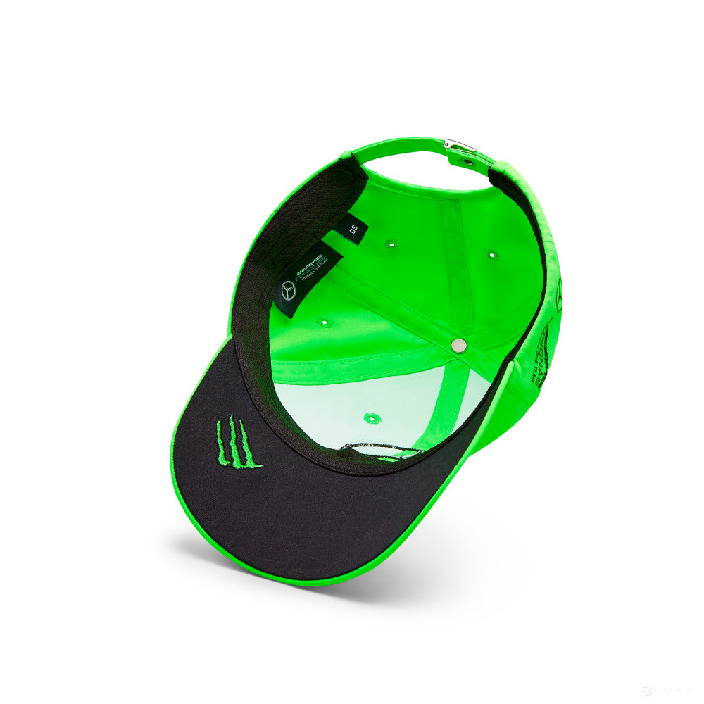 Mercedes baseball cap, George Russel, neon green, 2023 - FansBRANDS®